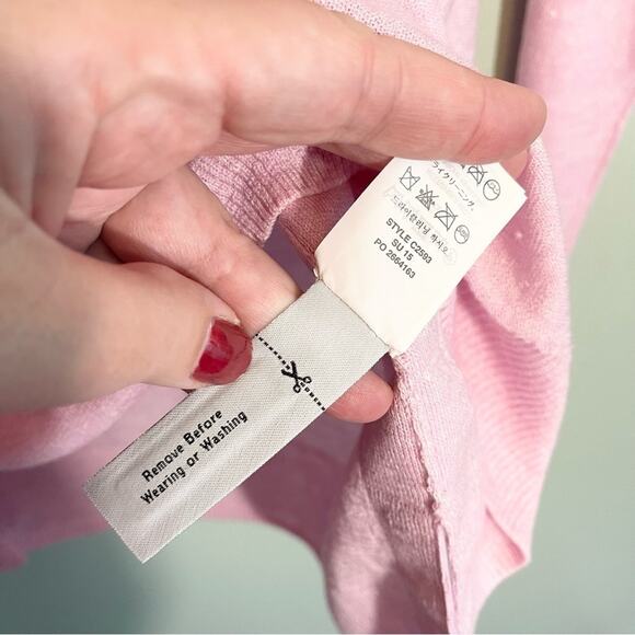 NWT J Crew Lilac Wool Linen Blend Sweater Size M - Picture 5 of 12